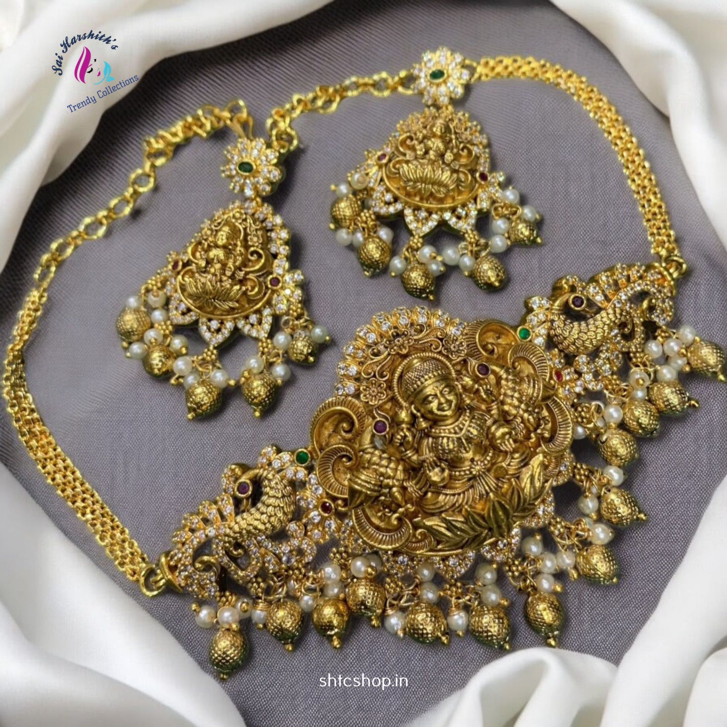 Matte AD Chocker - SHTC1005 - Sai Harshith's Trendy Collections