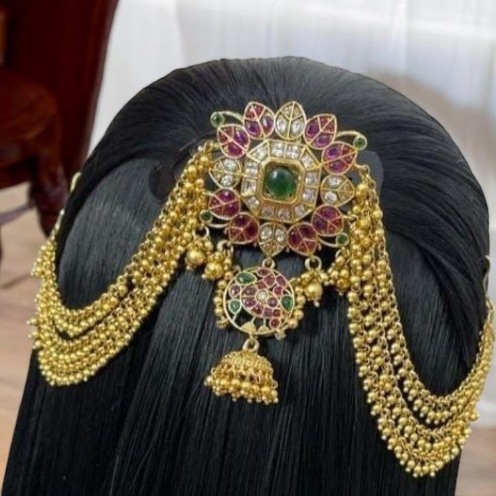 Ponniyin Selvan Style Hair Accessories - SHTC1025 - Sai Harshith's Trendy Collections