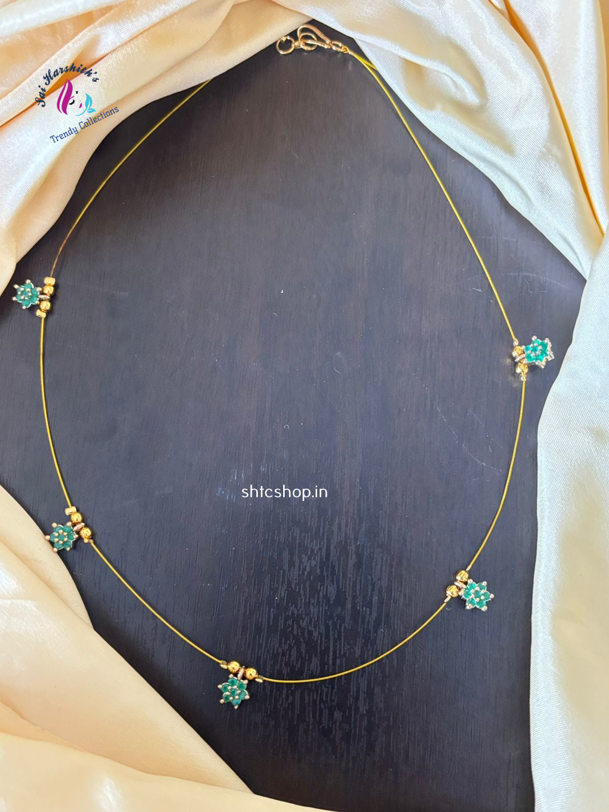 Trending Invisible star AD Green Necklace - SHTC1068