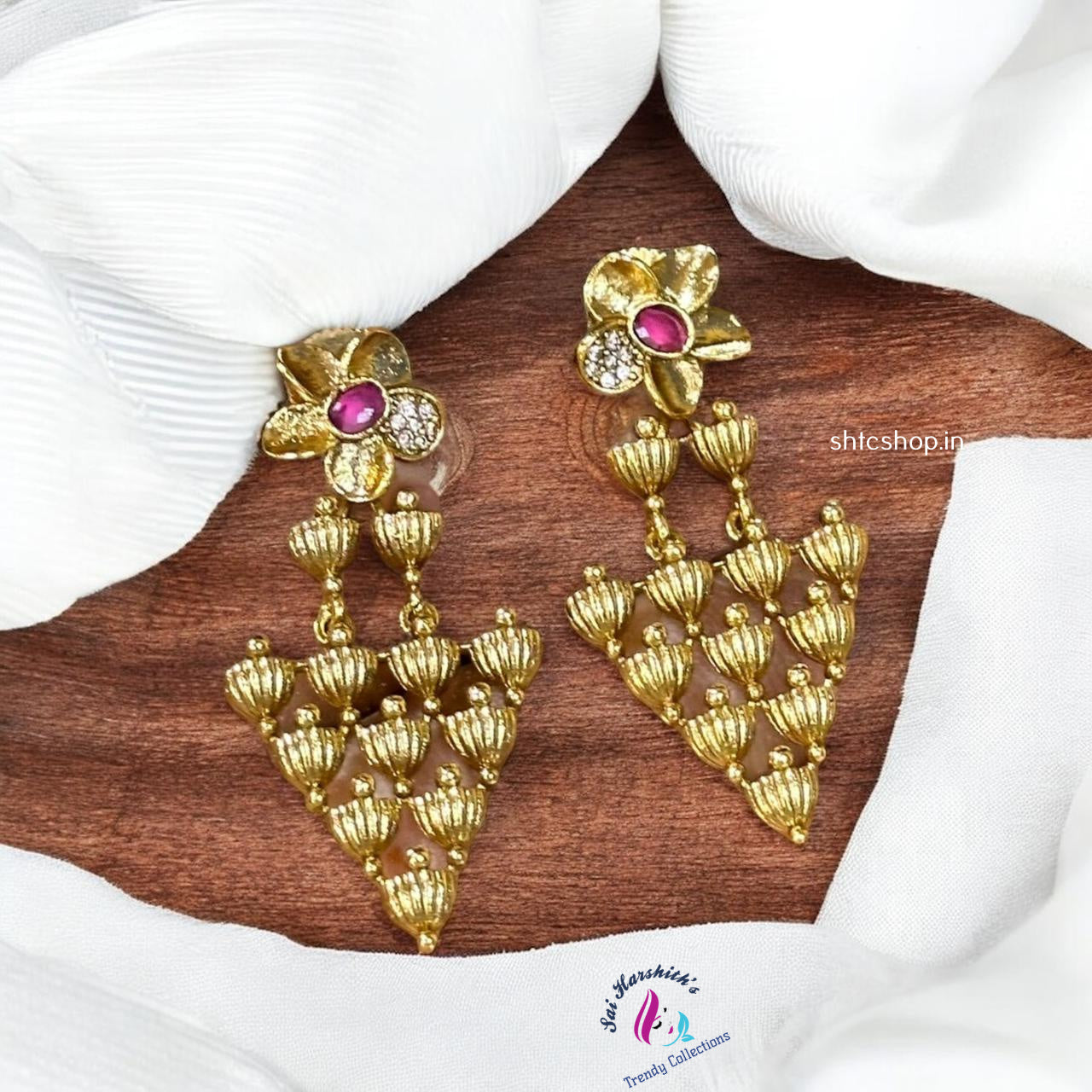 Trendy Matte Finish Earrings - SHTC1122