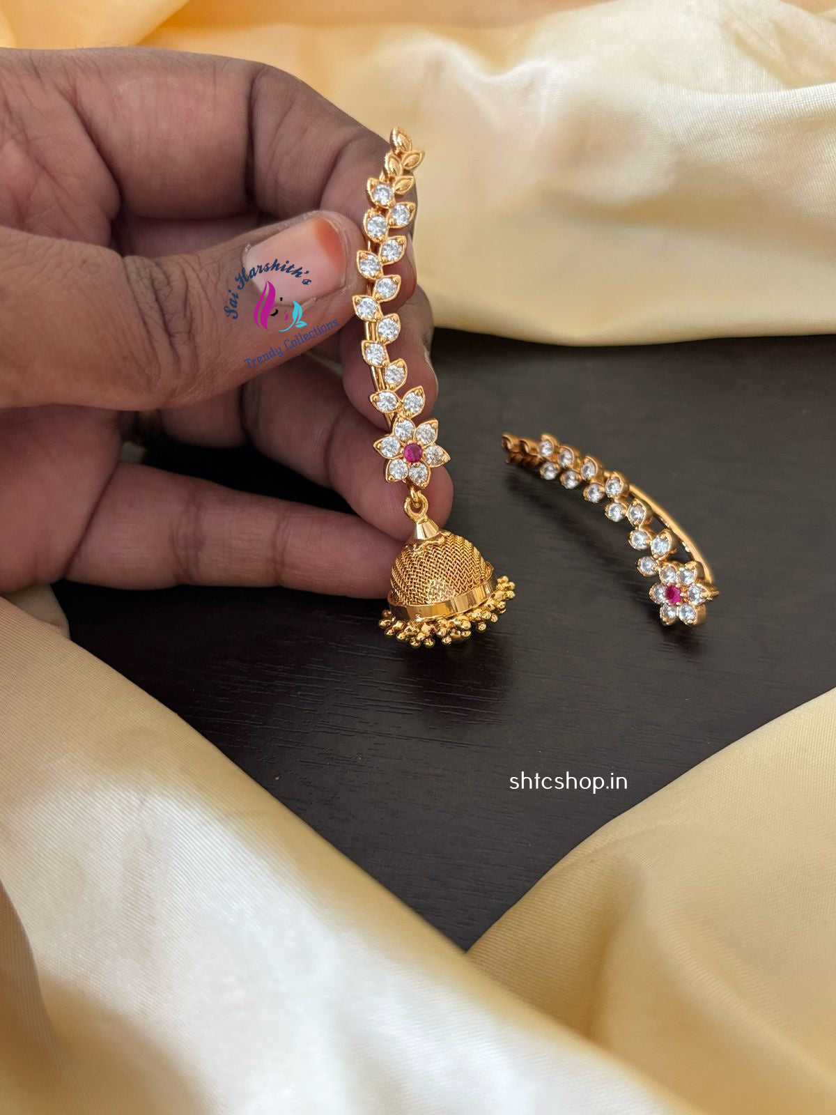 Impon / Five Metal Traditional Ear Cuffs back in Trend (Without Jumkas) - SHTC1212