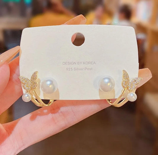 Trendy Butterfly Studs - KE123 - Sai Harshith's Trendy Collections