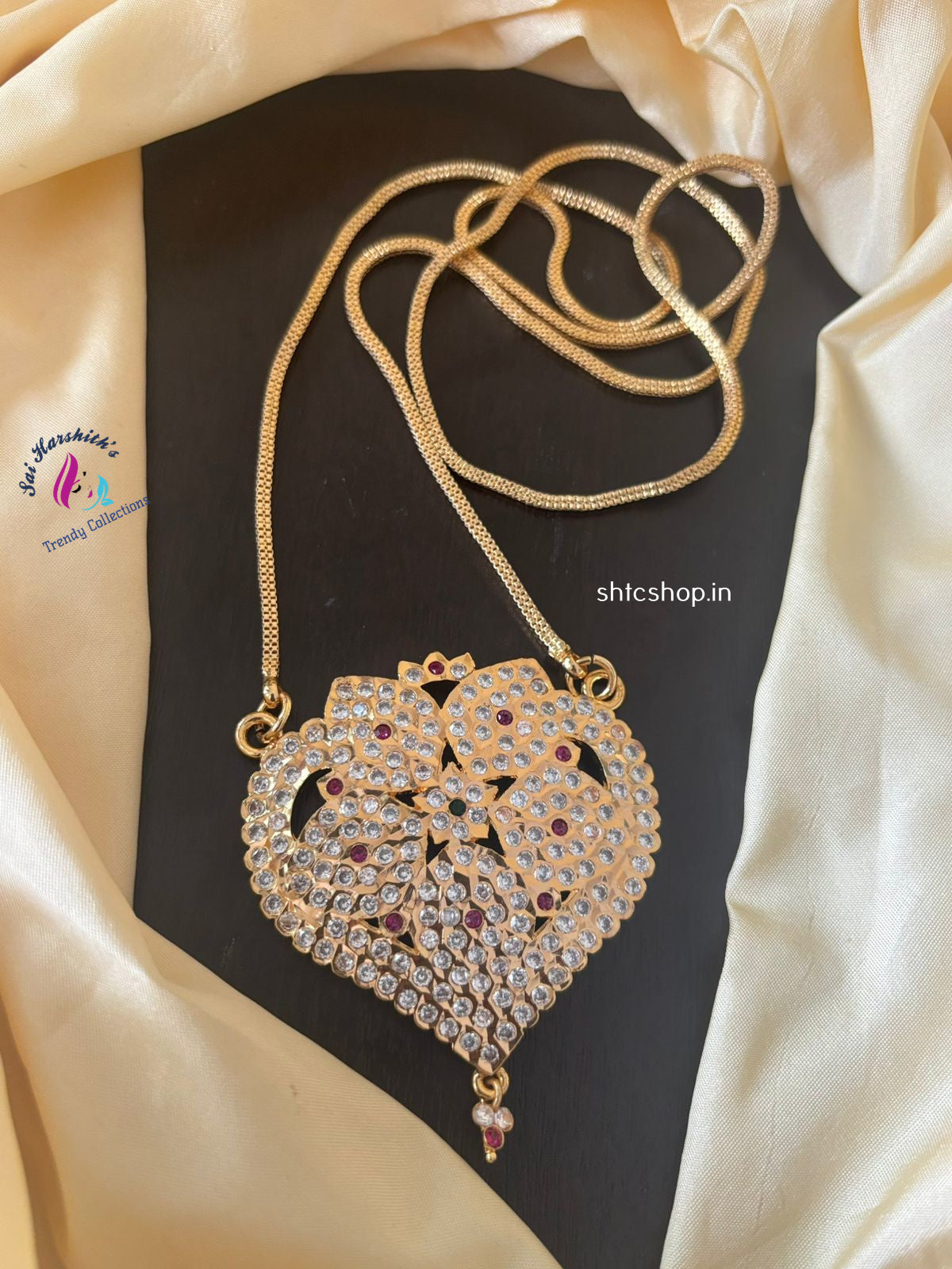 Traditional Impon / Five Metal Pendant with 30 Inches chain - SHTC1252