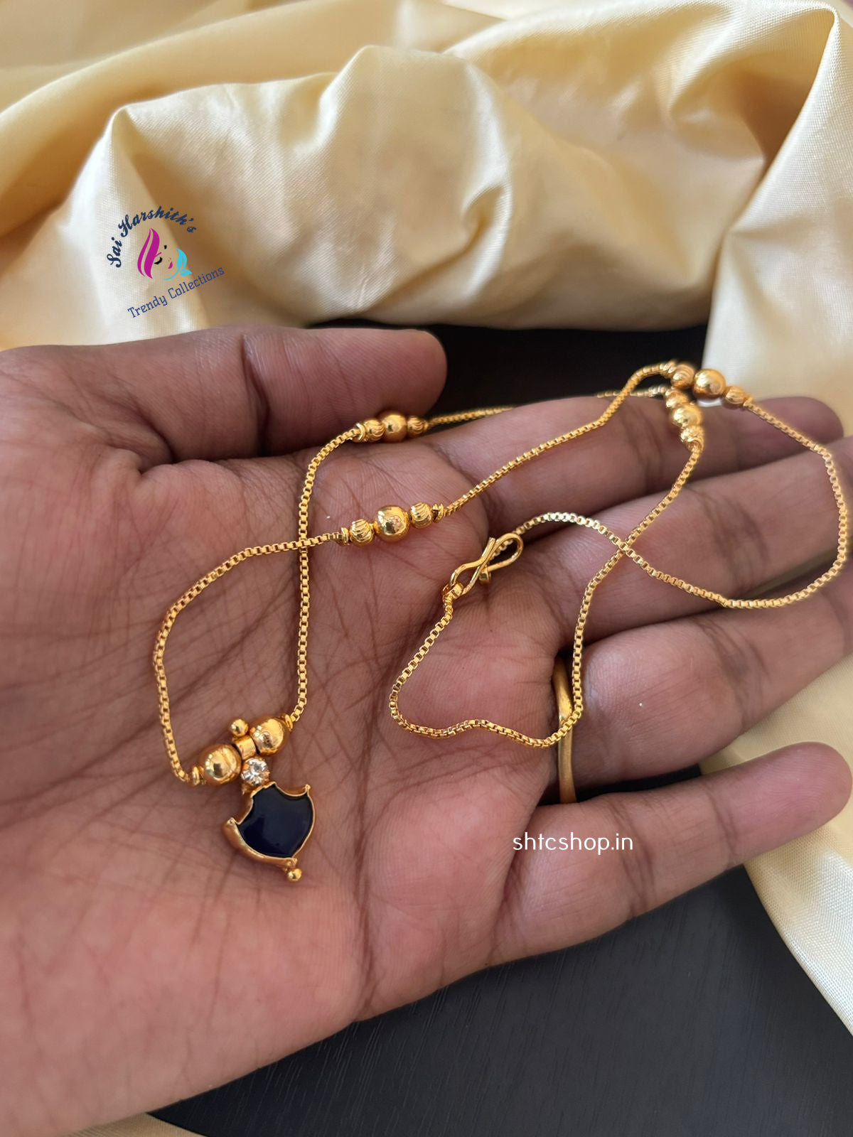 Cute Palaka Style Necklace - SHTC1262 - Sai Harshith's Trendy Collections