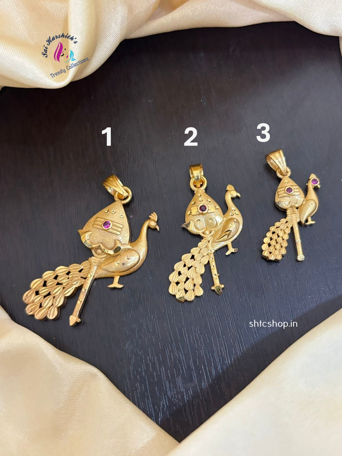 Trending Peacock with Vel Pendants - SHTC1305