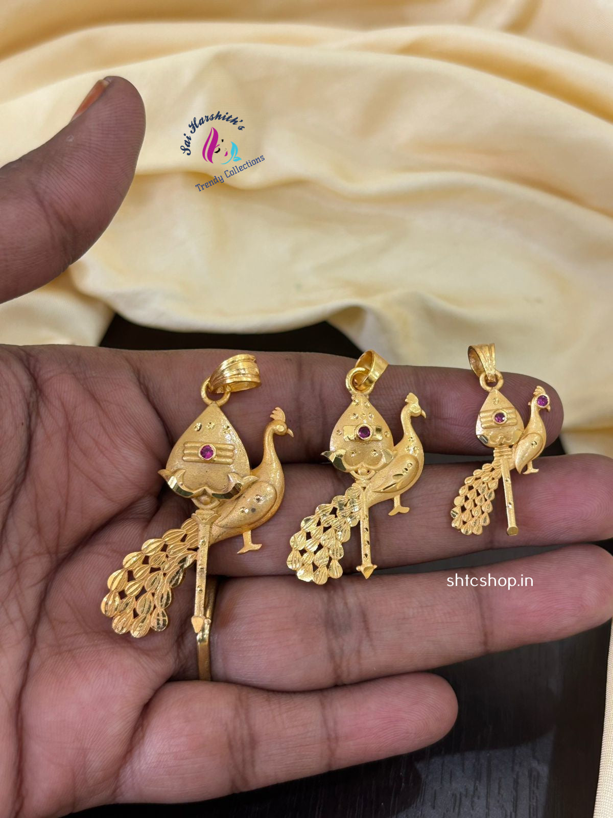 Trending Peacock with Vel Pendants - SHTC1305
