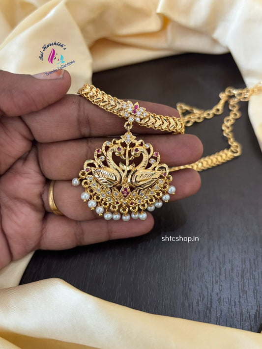 Impon / Five Metal Attial / Necklace - SHTC1422 - Sai Harshith's Trendy Collections