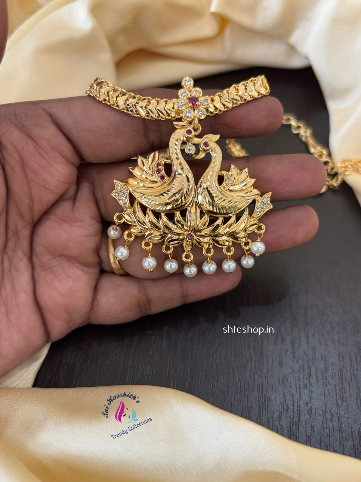 Impon / Five Metal Attial / Necklace - SHTC1424 - Sai Harshith's Trendy Collections