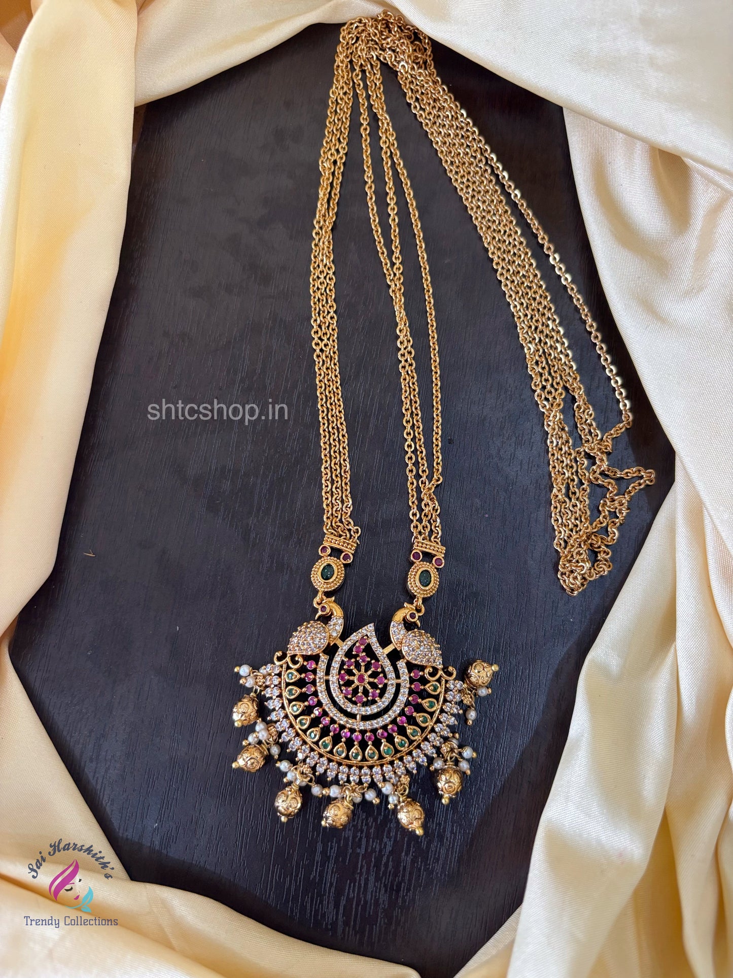 30 inches 3 layer Dollar / Pendant Chain - SHTC1513 - Sai Harshith's Trendy Collections