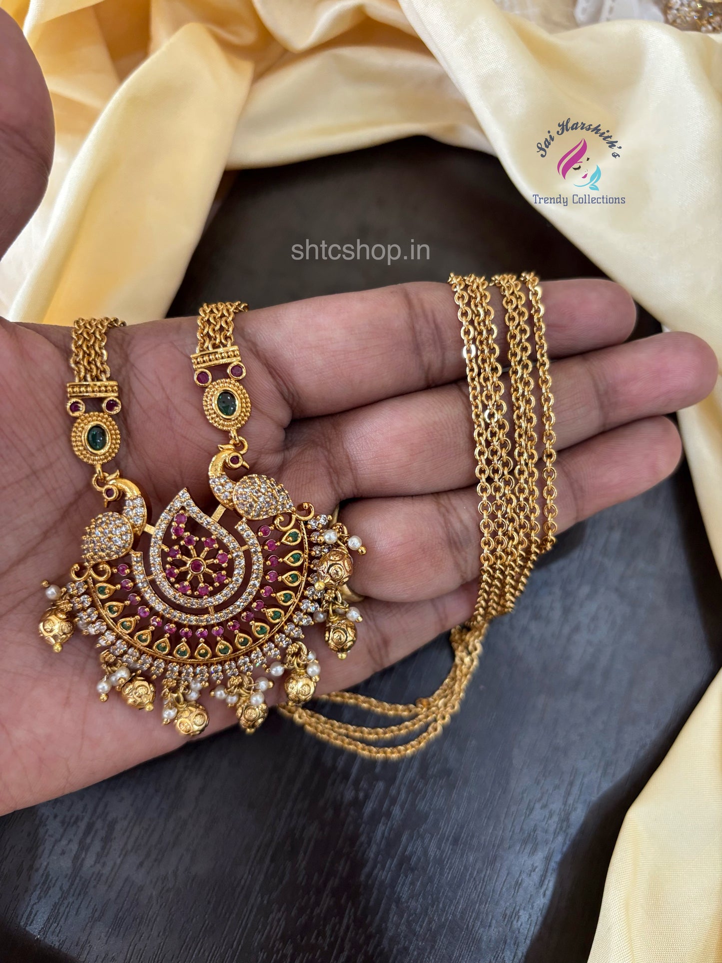 30 inches 3 layer Dollar / Pendant Chain - SHTC1513