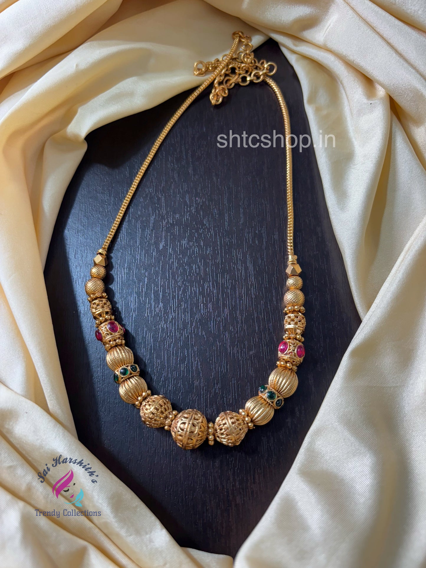 Matte Finish Gooseberry Necklace - SHTC1569