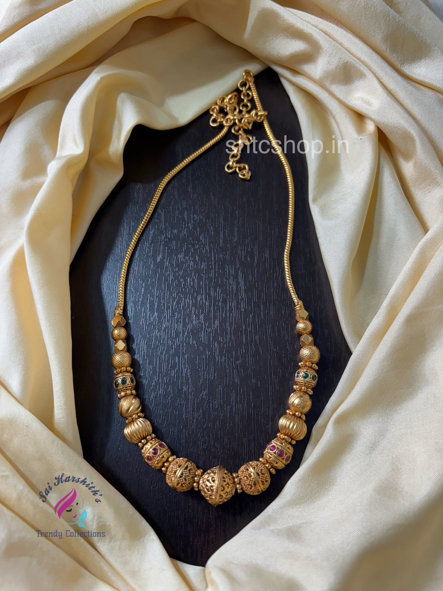 Matte Finish Gooseberry Necklace - SHTC1572