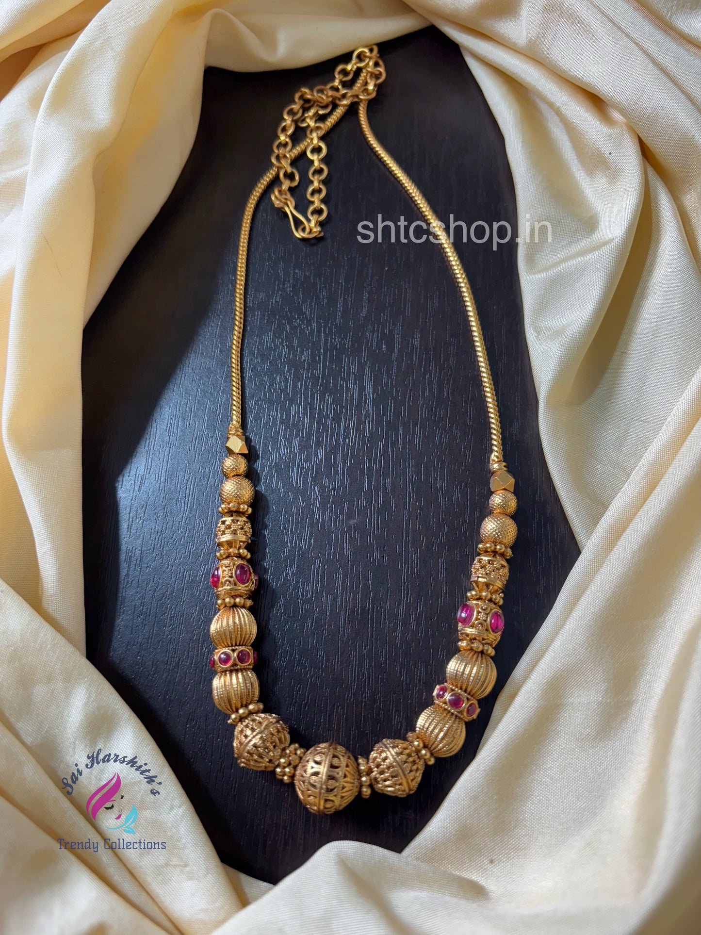 Matte Finish Gooseberry Necklace - SHTC1577