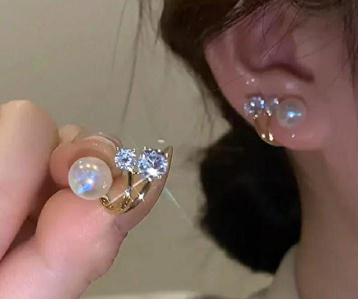 Cute Pearl Princess Stud - KE165 - Sai Harshith's Trendy Collections