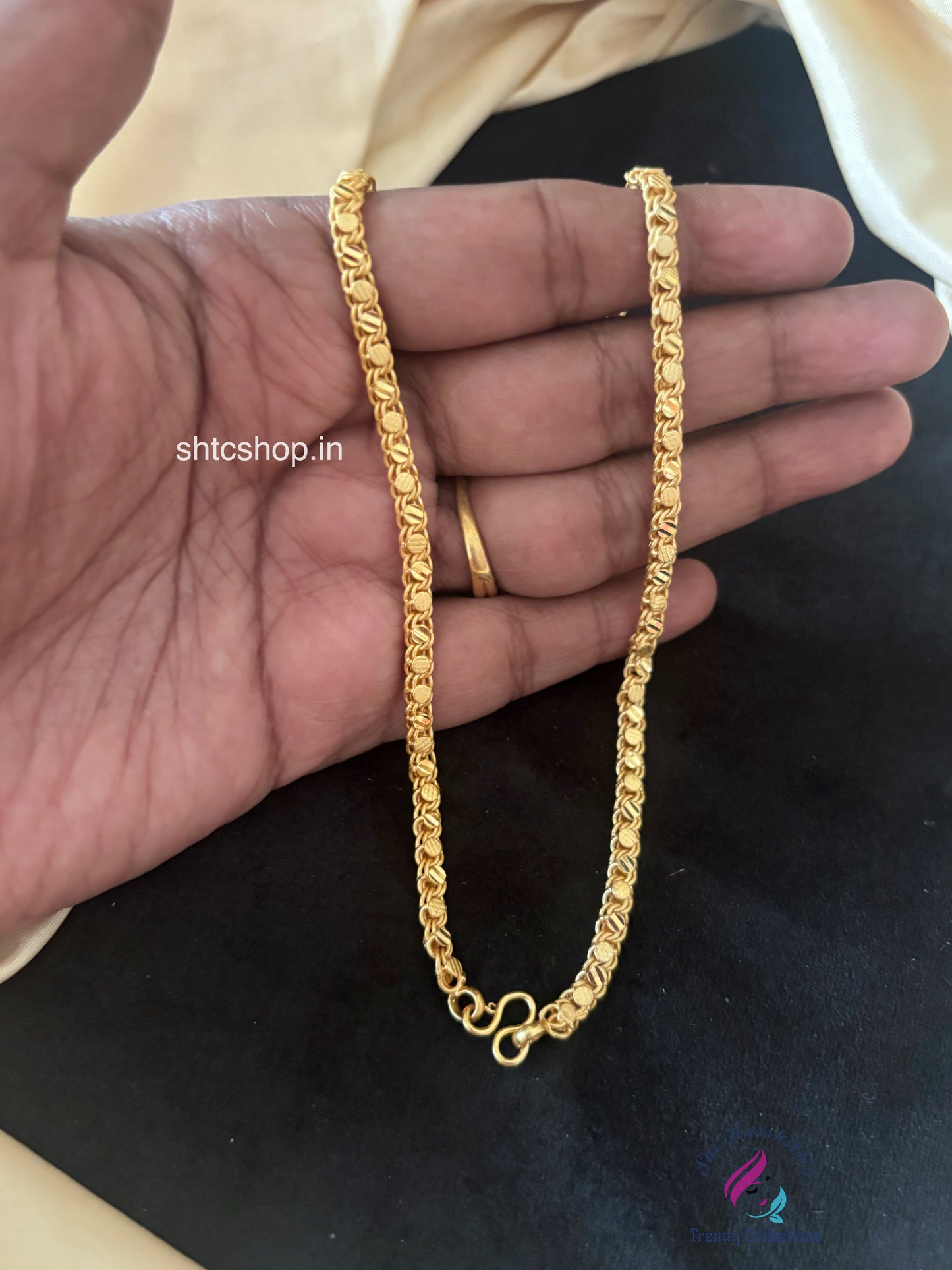 18 inches - 1 gm gold plated chains - SHTC1740