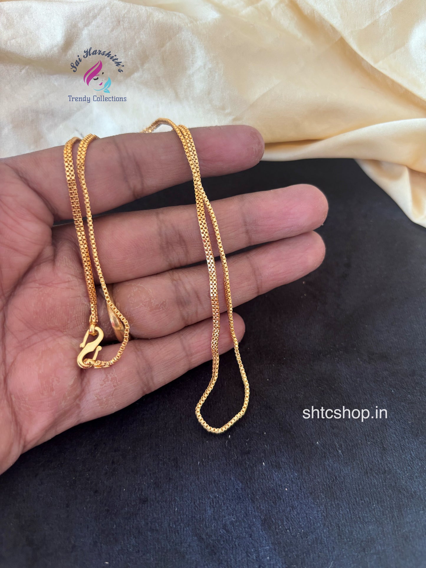18 inches - 1 gm gold plated chains - SHTC1766