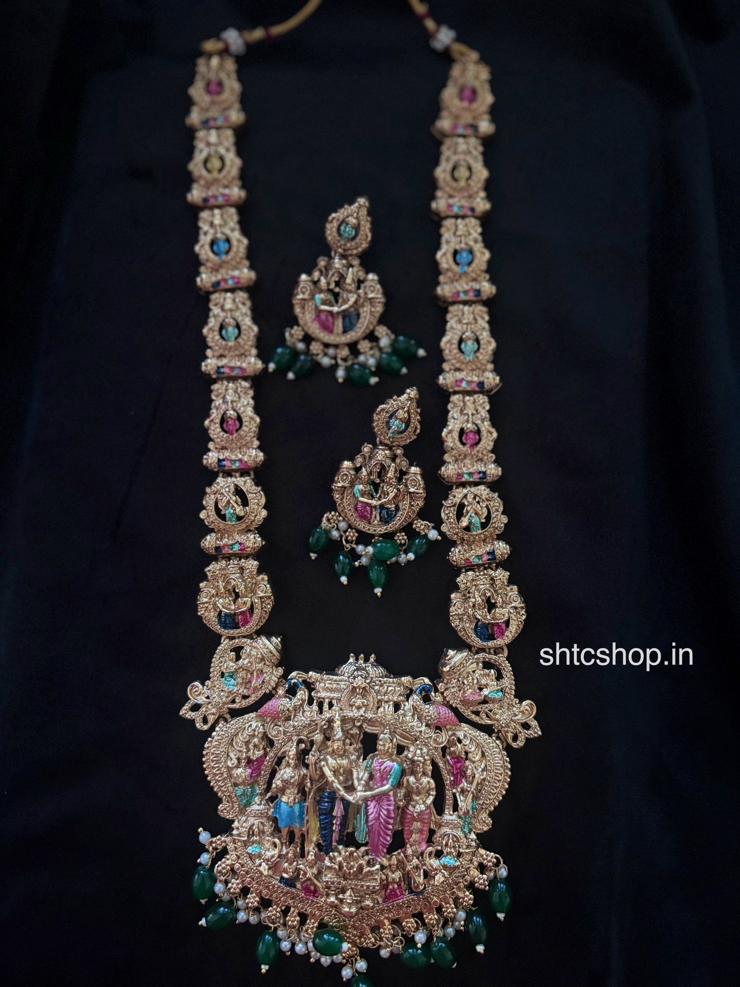 Matte Finish Srinivasa Kalyanam Jewellery Set (Rs 999 No COD OFFER APPLIED AT CHECKOUT) - SHTC1790