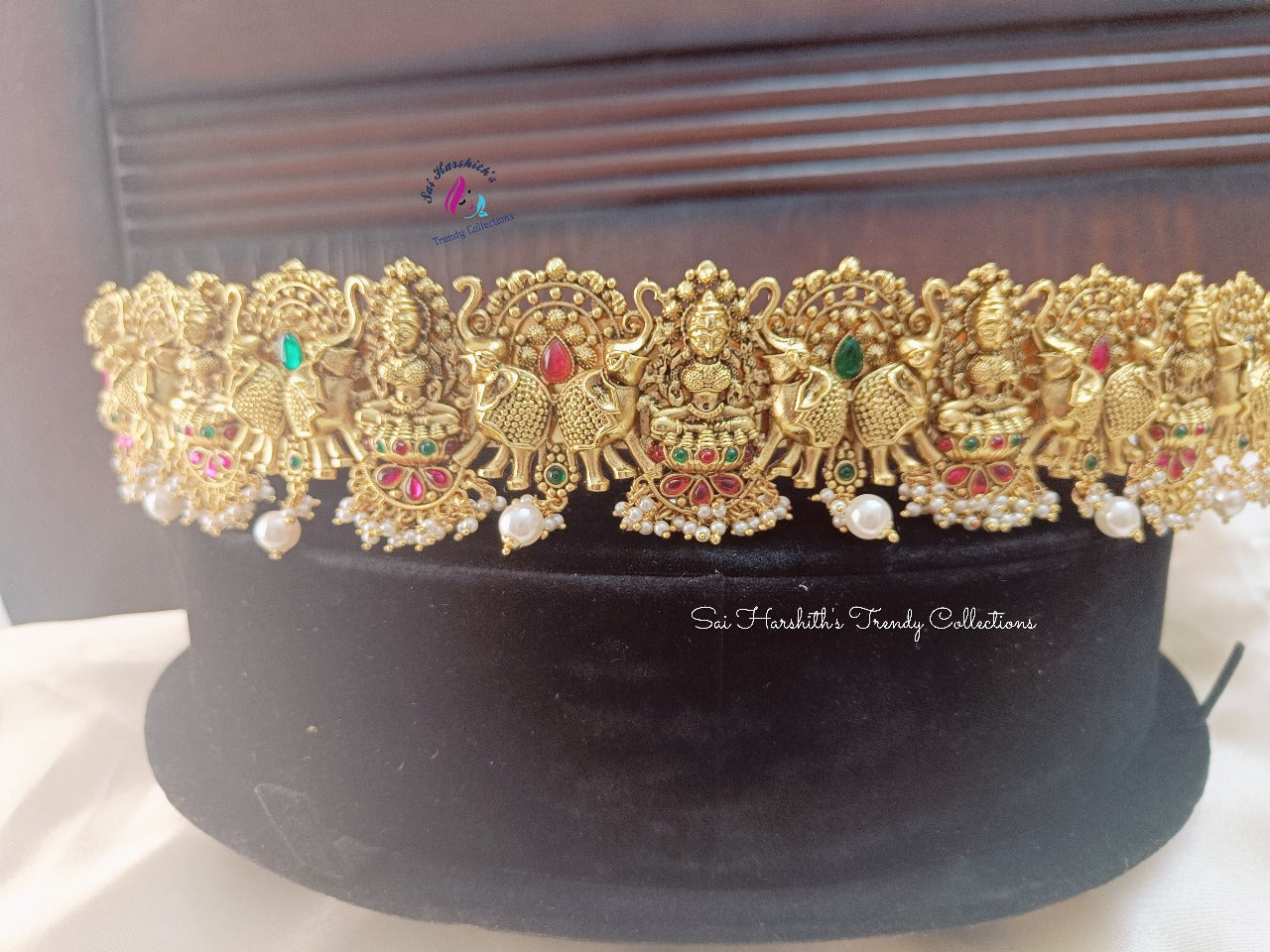 Gaja Lakshmi Splendor Brass Hip Drape - SHTC181 - Sai Harshith's Trendy Collections