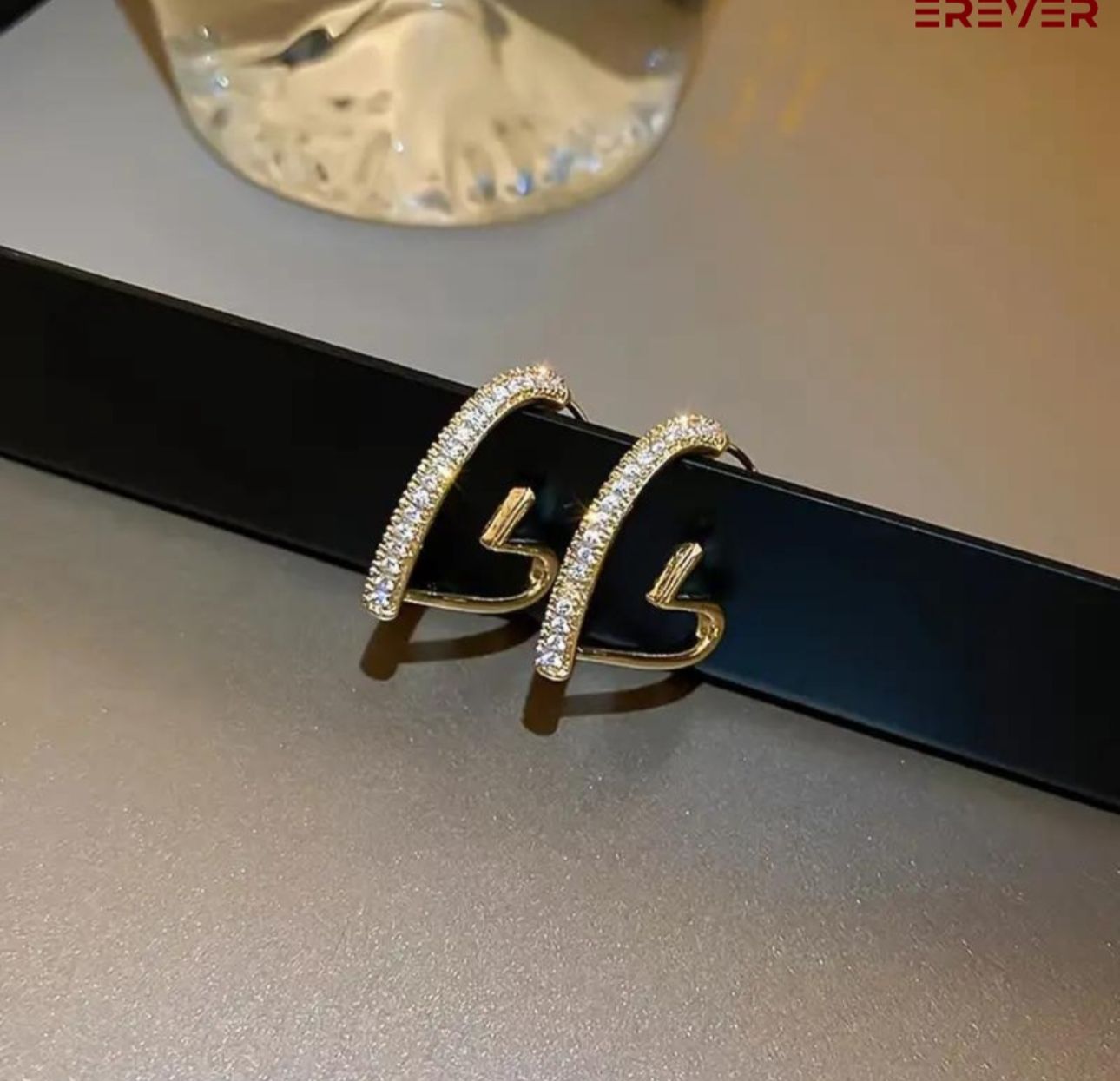 Heart Hoop Korean Earrings - KE233 - Sai Harshith's Trendy Collections