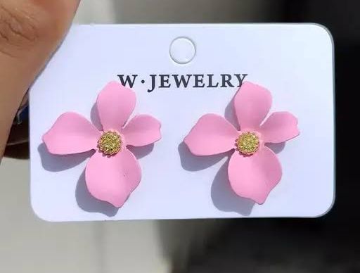 Korean Style New Flower Earrings - KE334 - Sai Harshith's Trendy Collections