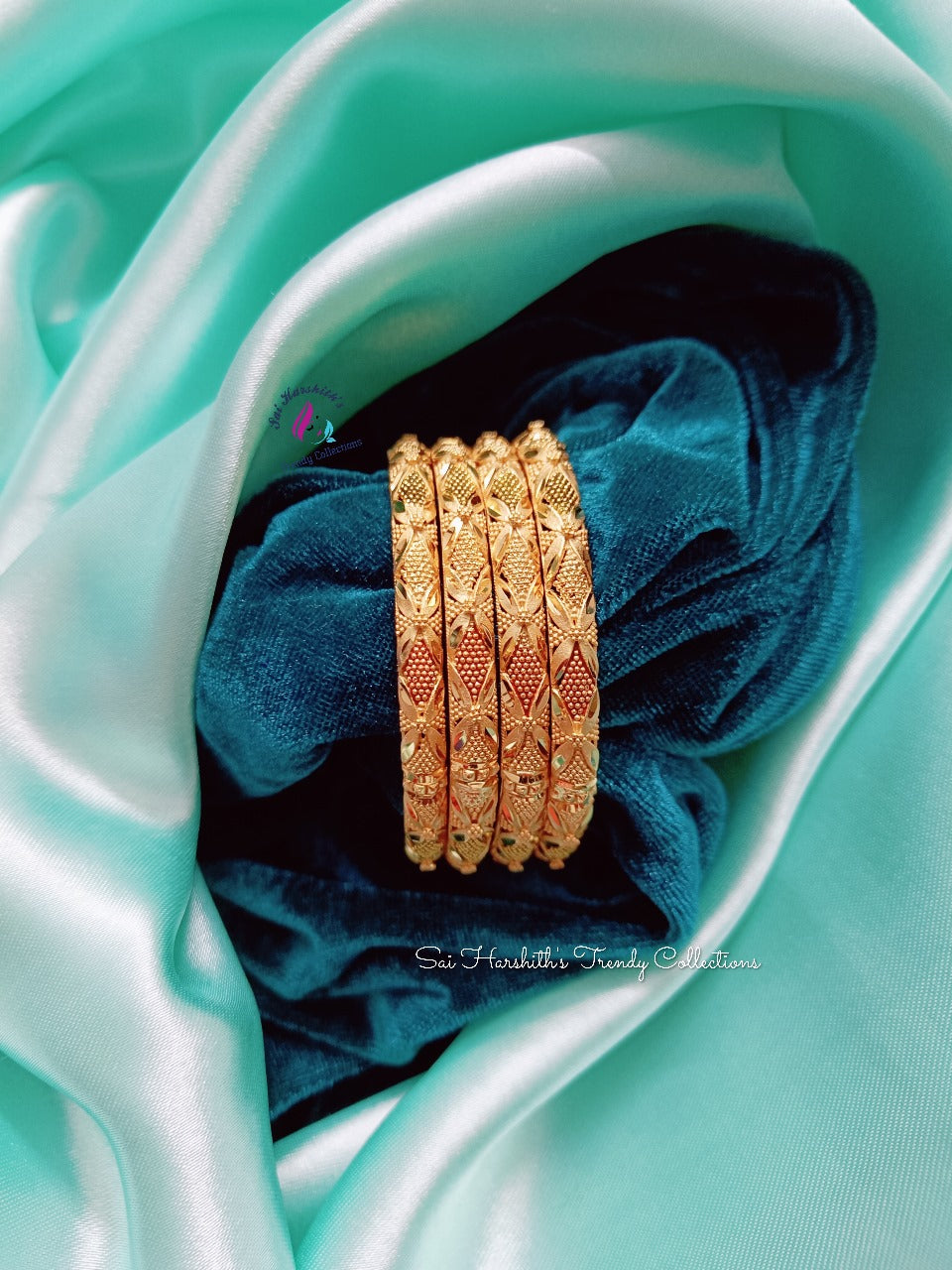 1Gm Gold Forming Bangles - SHTC339 - Sai Harshith's Trendy Collections