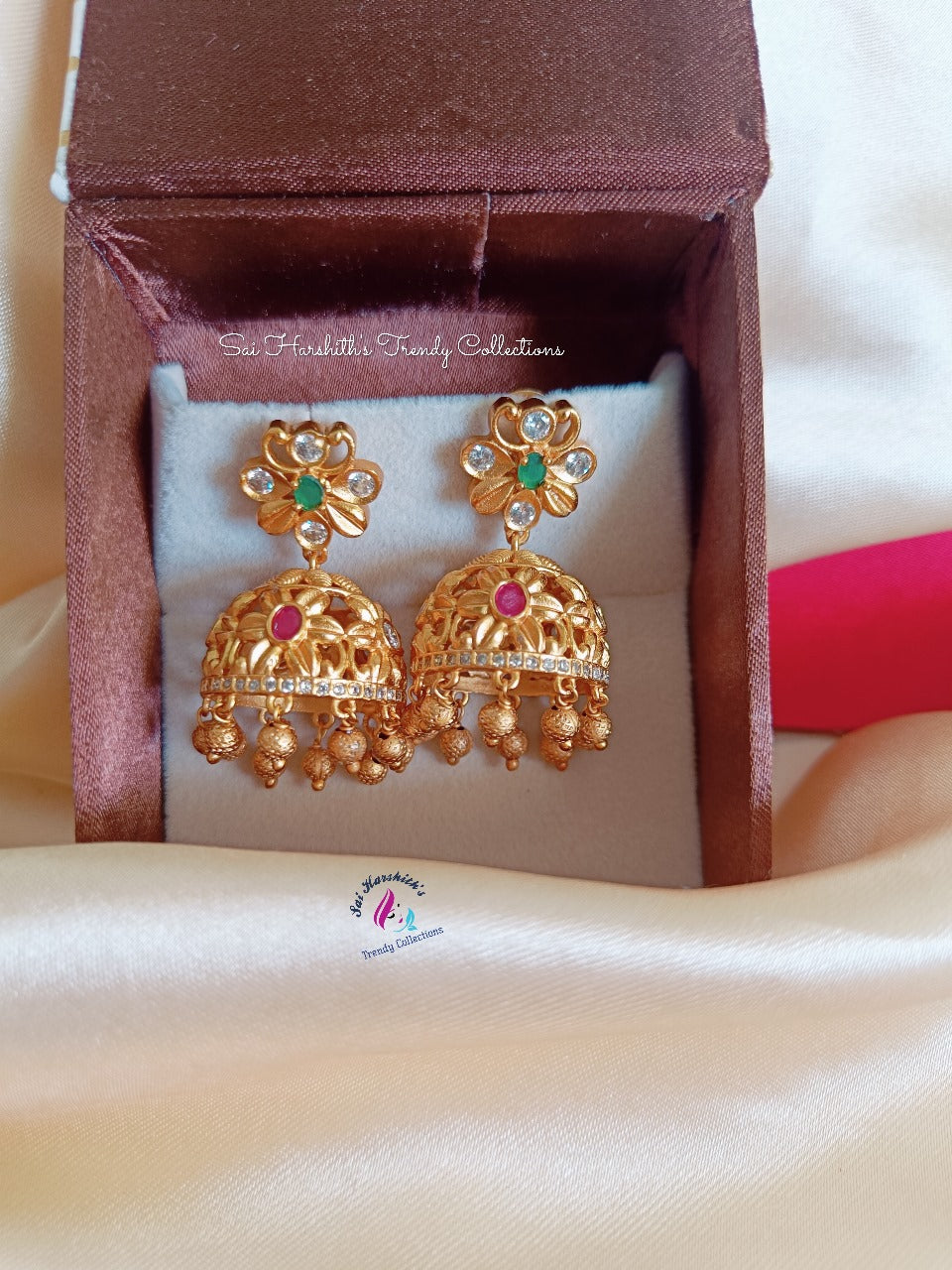 Sizling Matte Jumkas - SHTC357 - Sai Harshith's Trendy Collections