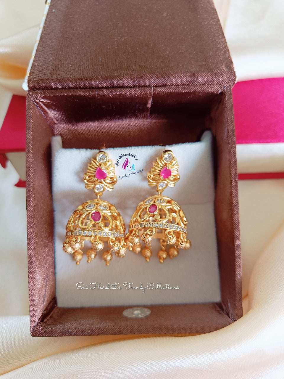 Sizzling Matte Jumkas - SHTC363 - Sai Harshith's Trendy Collections