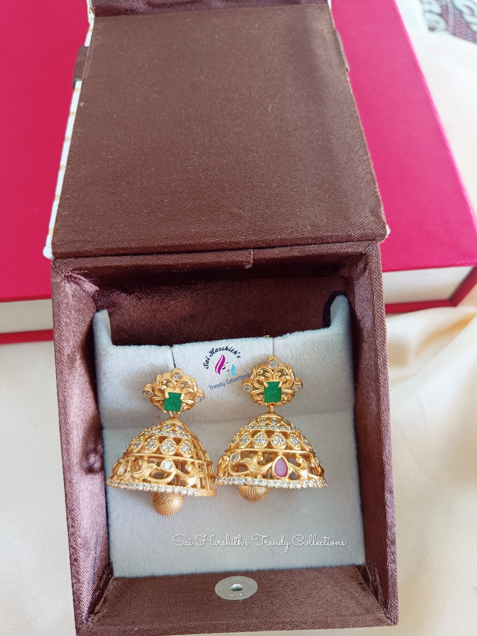 Sizzling Matte Jumkas - SHTC367 - Sai Harshith's Trendy Collections