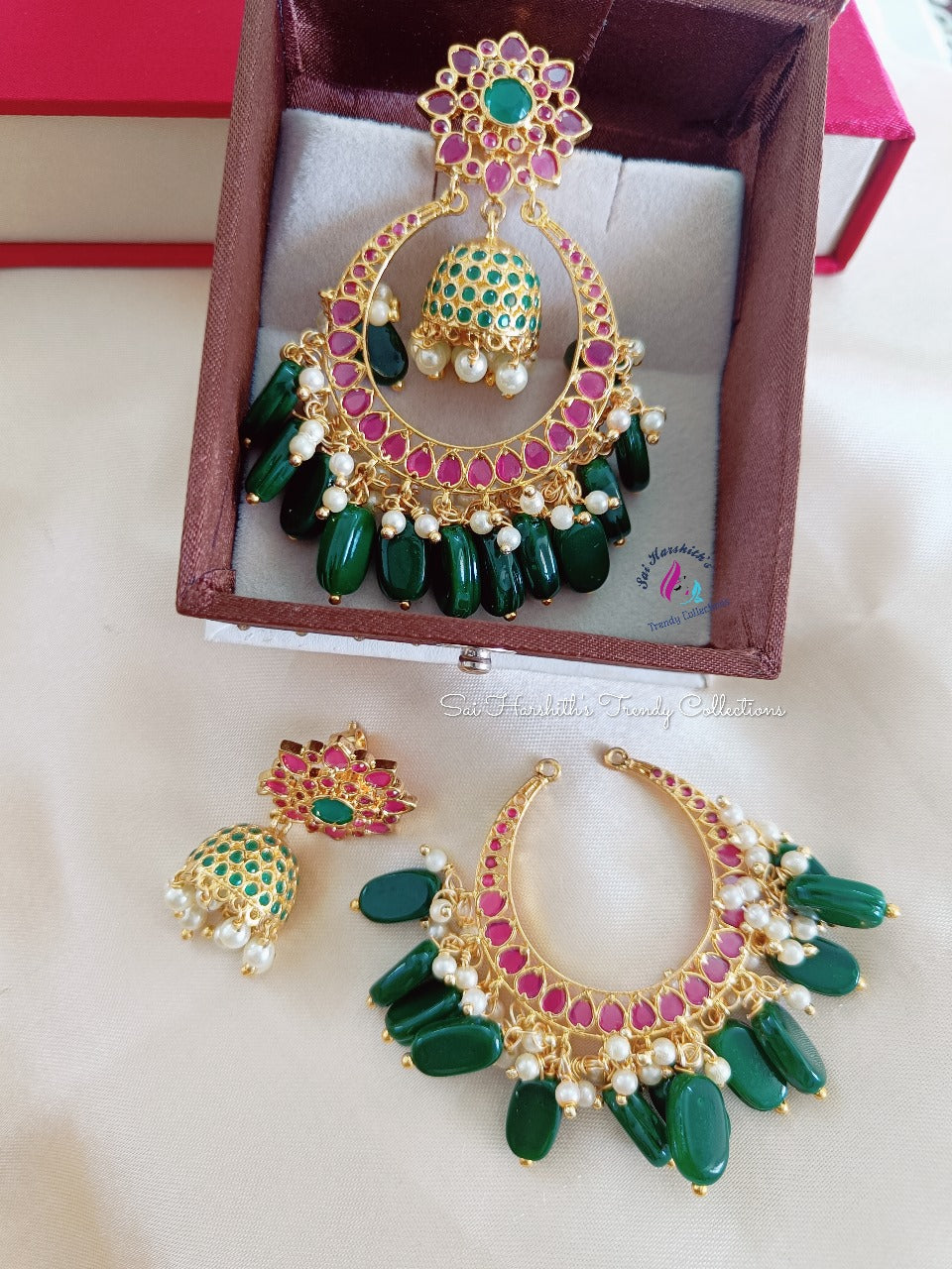 2 in Earrings - SHTC370 - Sai Harshith's Trendy Collections