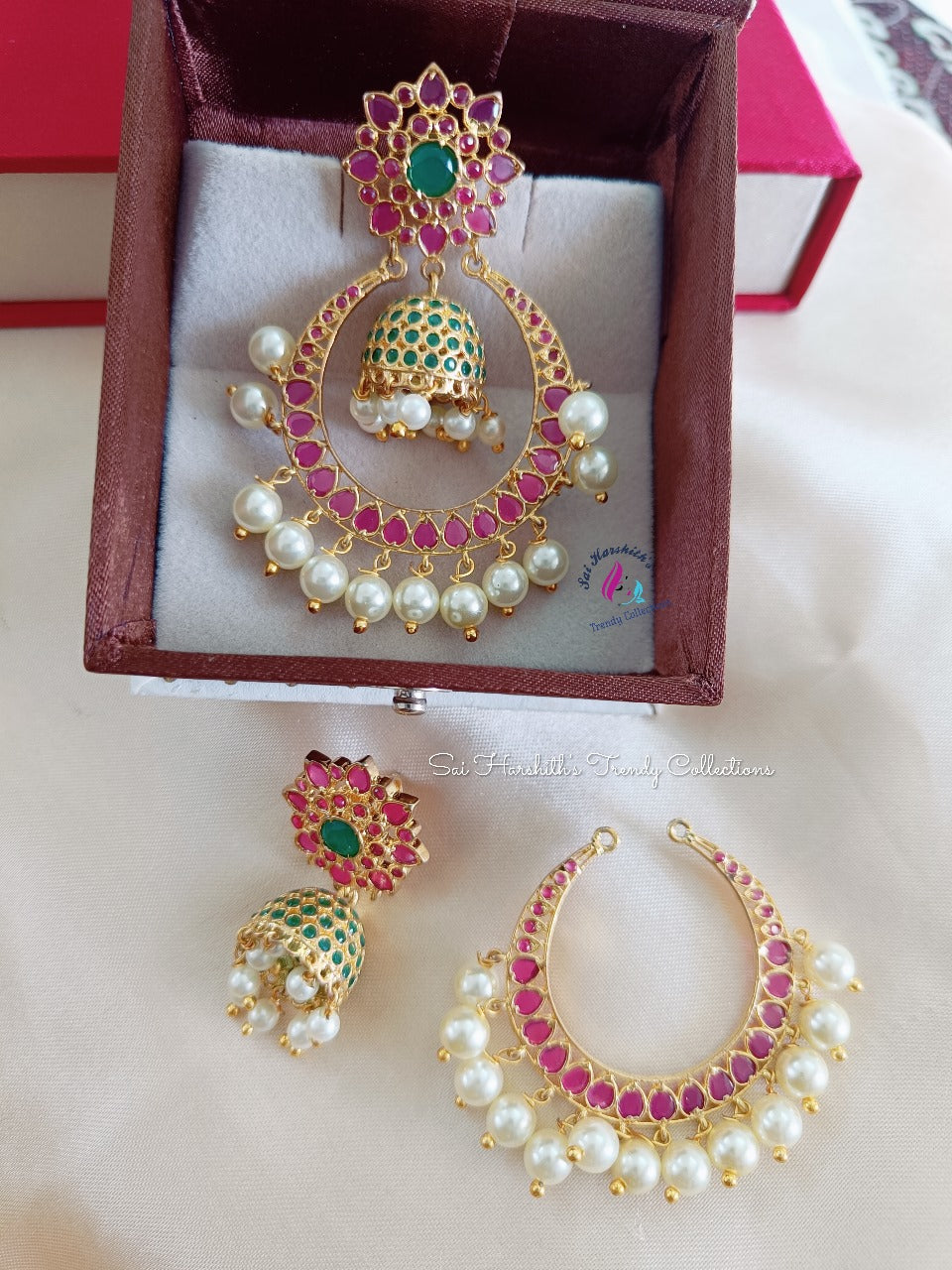 2 in Earrings - SHTC371 - Sai Harshith's Trendy Collections