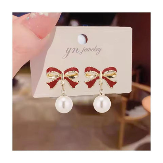 Vintage Colorful Bowknot Drop Dangle Earrings  - KE403 - Sai Harshith's Trendy Collections