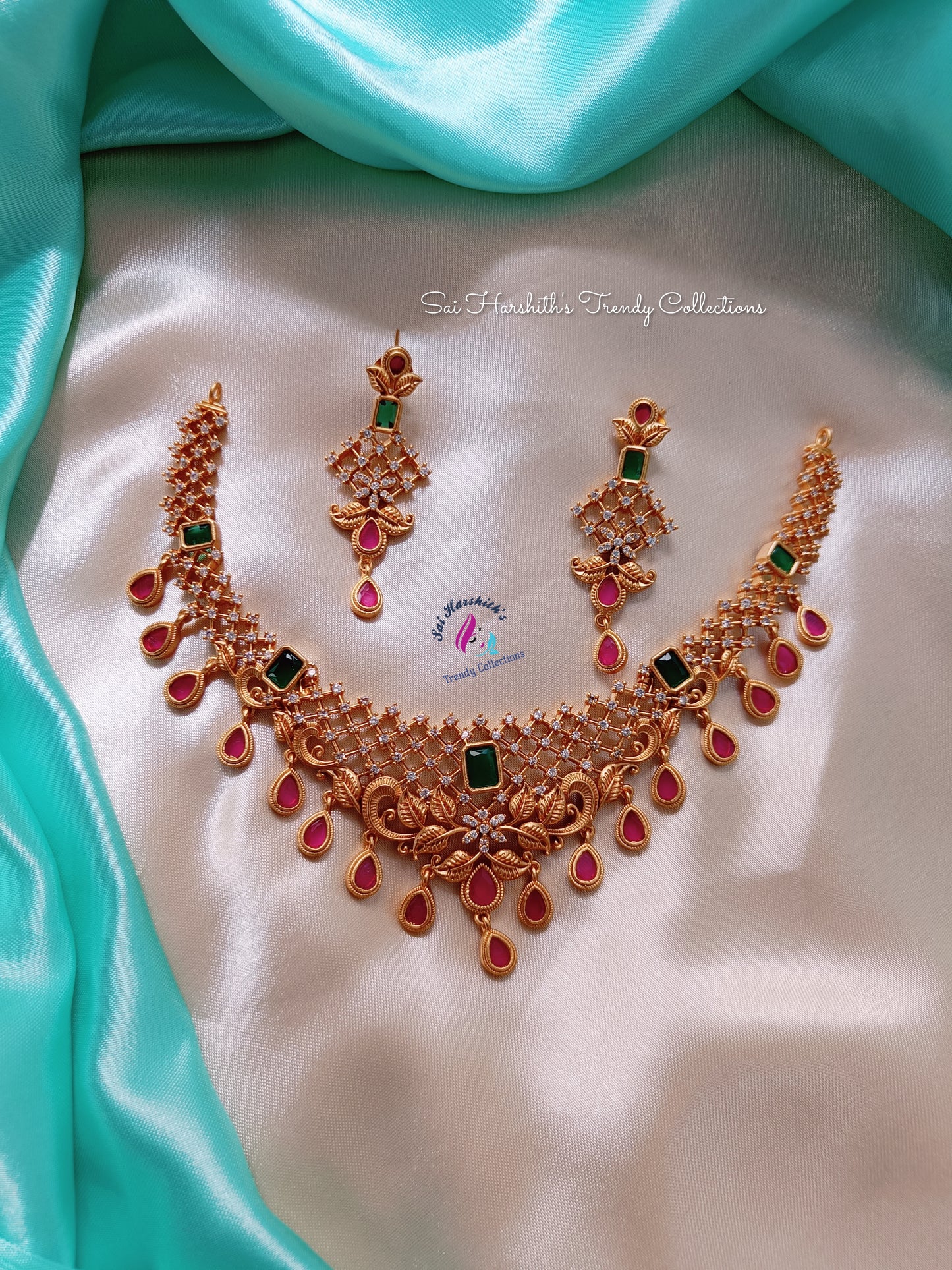 Sizzling Matte Chocker - SHTC406 - Sai Harshith's Trendy Collections