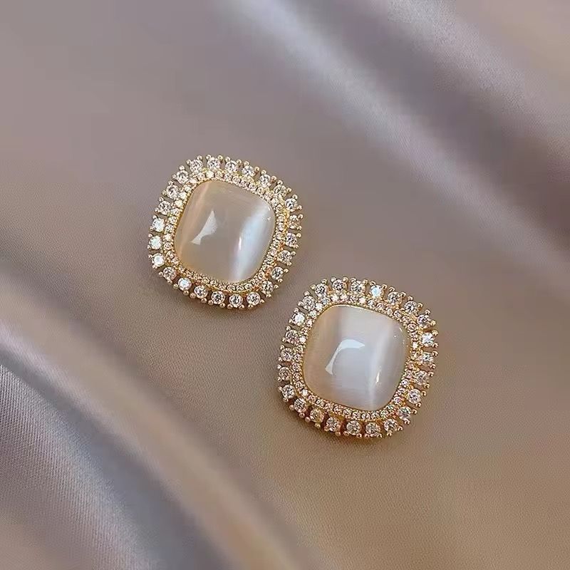 Zirconia Stones Cubic Princess Earrings - KE421 - Sai Harshith's Trendy Collections