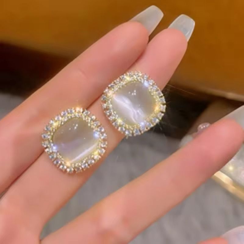 Zirconia Stones Cubic Princess Earrings - KE421 - Sai Harshith's Trendy Collections