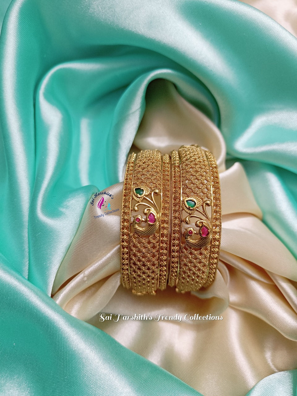 Matte NonOpenable Kada Bangles - SHTC467 - Sai Harshith's Trendy Collections