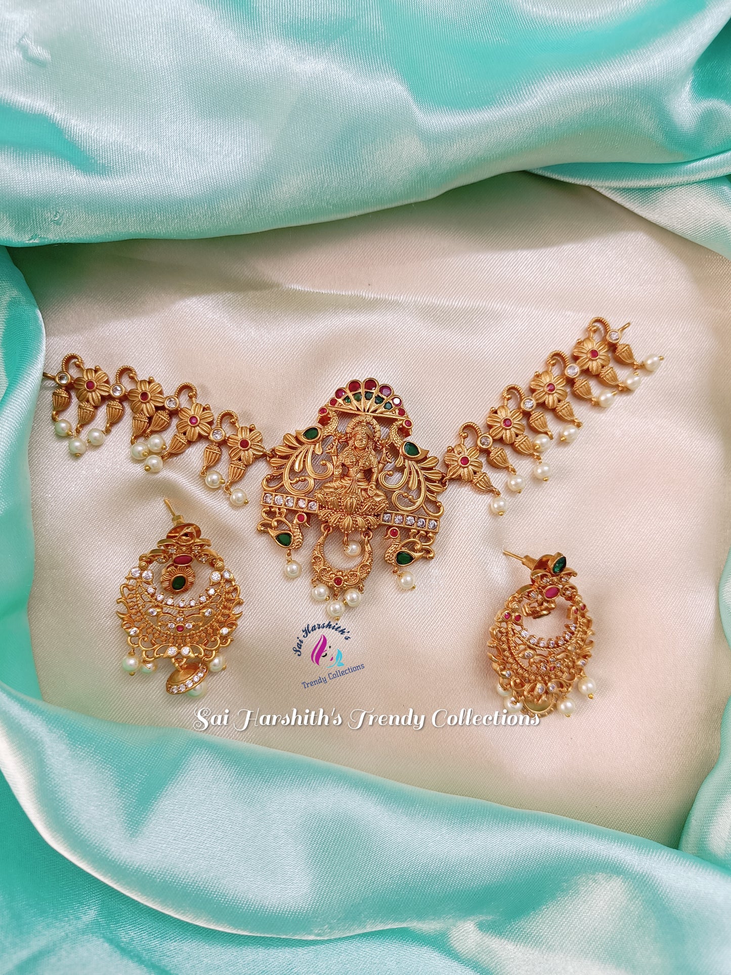 Traditional Matte Chocker - SHTC480 - Sai Harshith's Trendy Collections
