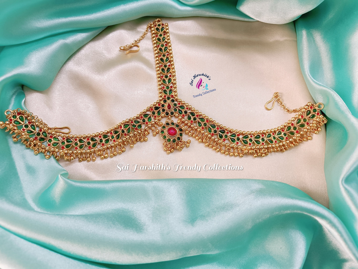 Kempu Stone Tikkas - SHTC485 - Sai Harshith's Trendy Collections