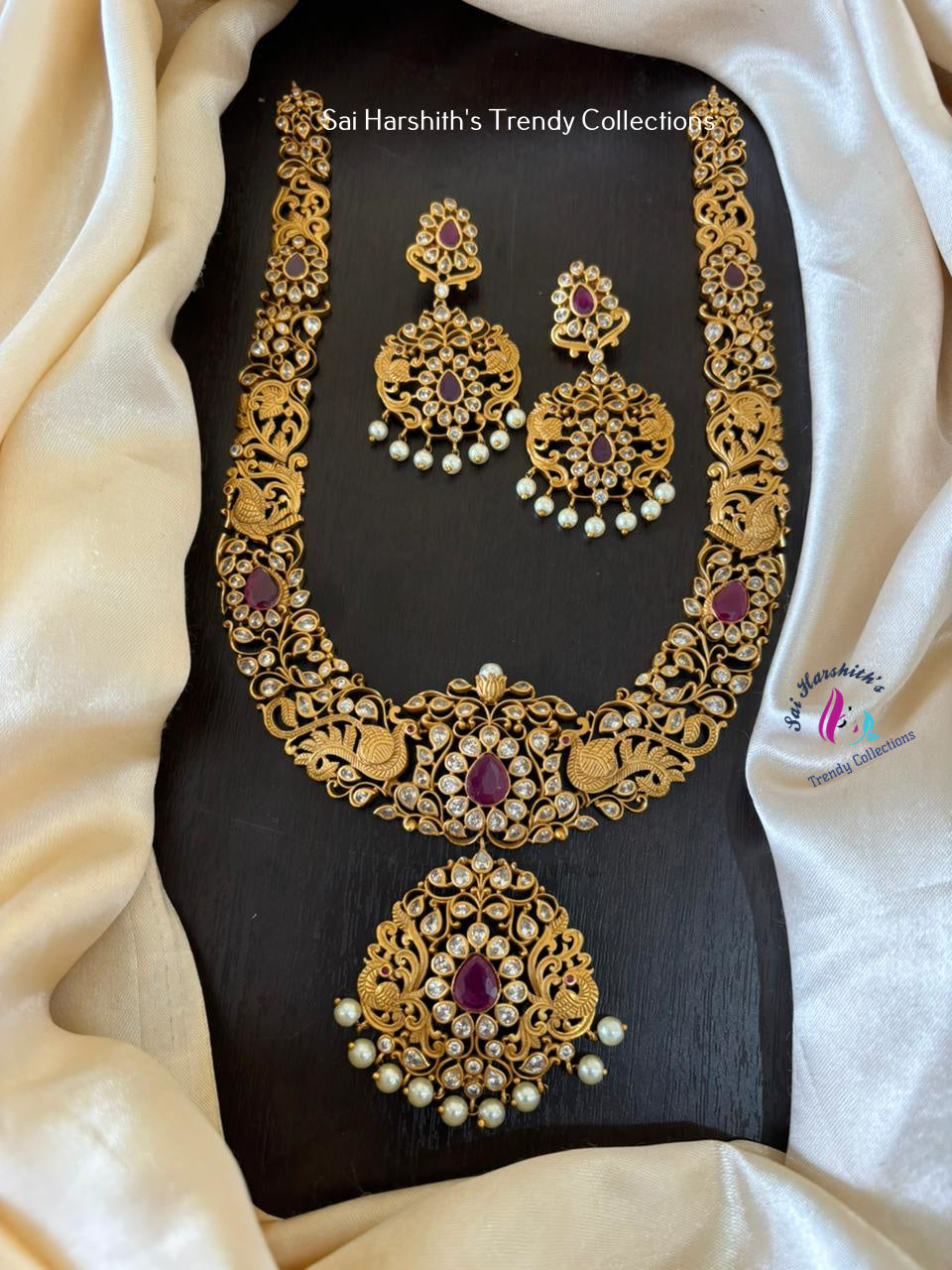 Matte Finish Harram without Goddess Images - SHTC488 - Sai Harshith's Trendy Collections