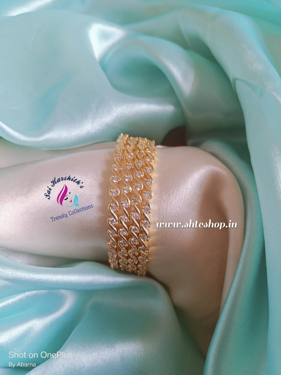 Cz Bangles (Set of 4) - SHTC526 - Sai Harshith's Trendy Collections