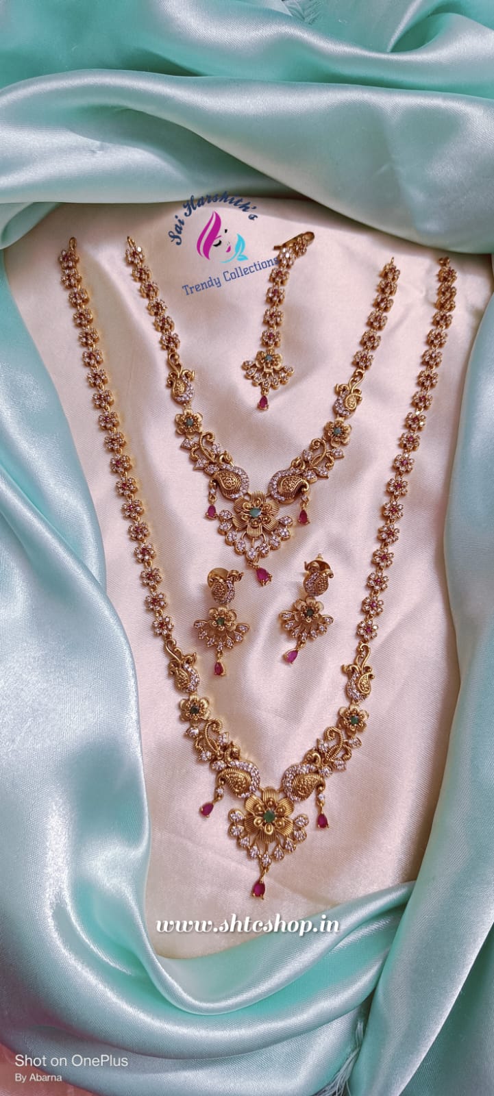 ON OFFER - Matte Finish Mini Semi Bridal set - SHTC566 - Sai Harshith's Trendy Collections