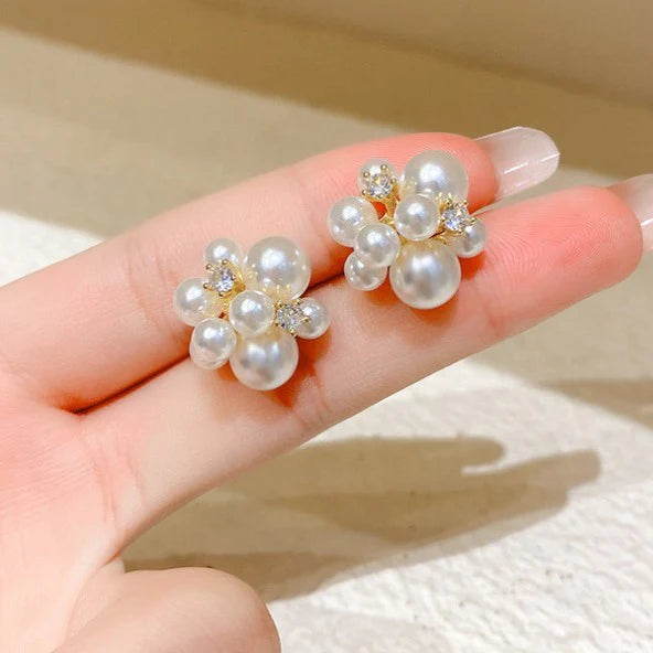 Korean Style Pearl Earrings - KE596