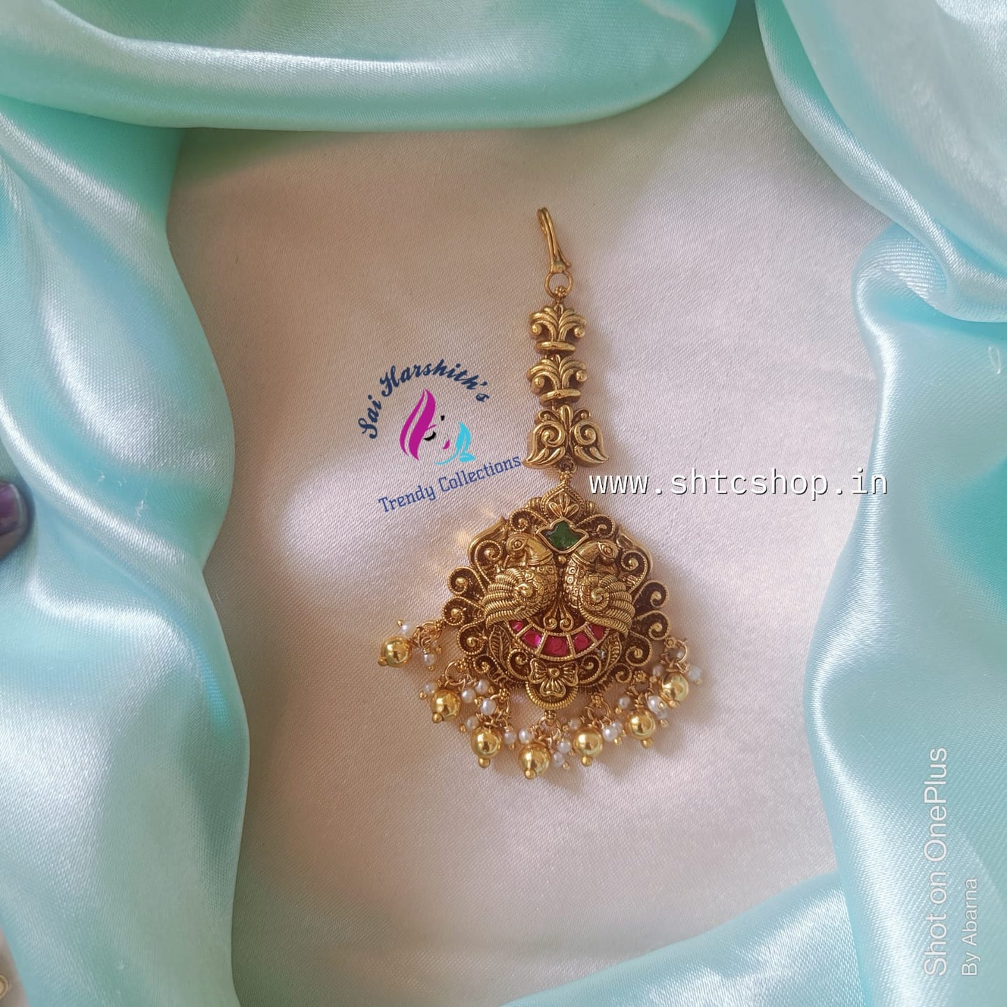 Jadau Stones tikka - SHTC685 - Sai Harshith's Trendy Collections