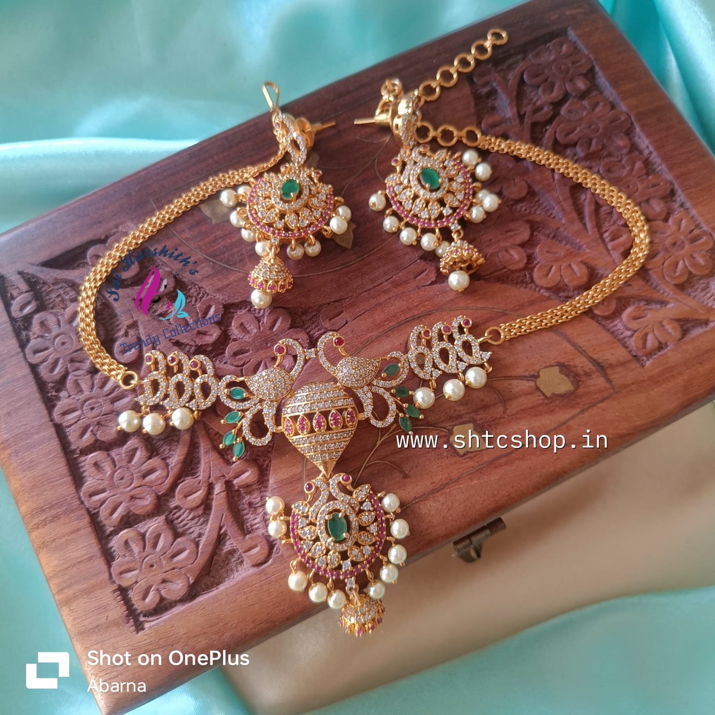 Matte Finish Cz Chocker - SHTC705 - Sai Harshith's Trendy Collections
