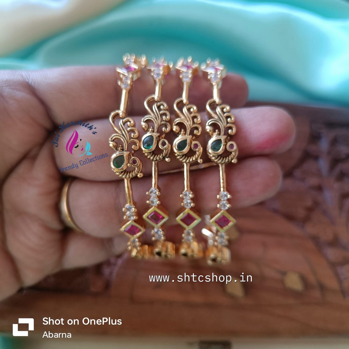 Kempu bangles Set of 4 - SHTC709 - Sai Harshith's Trendy Collections