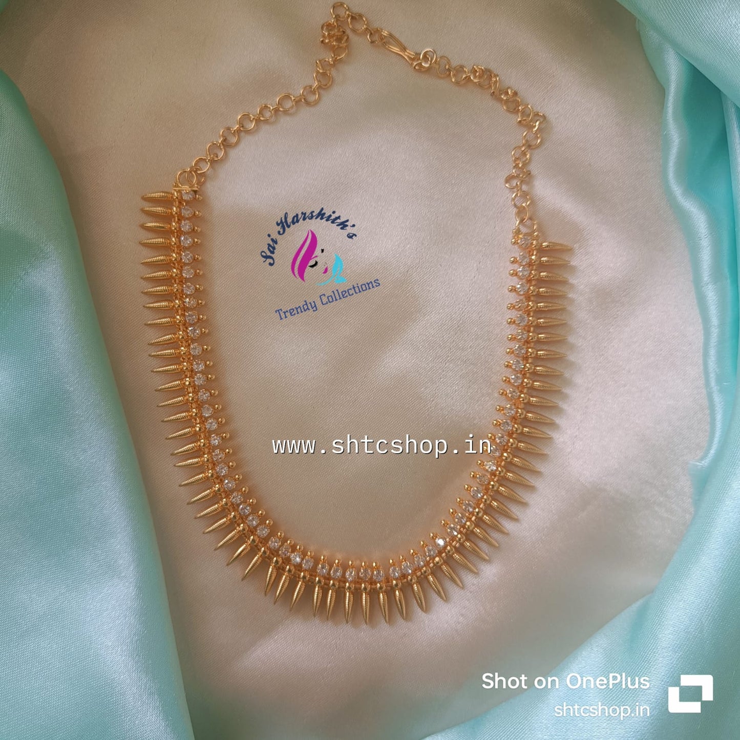 Kerala Style Mulla Mala Necklace - SHTC757 - Sai Harshith's Trendy Collections