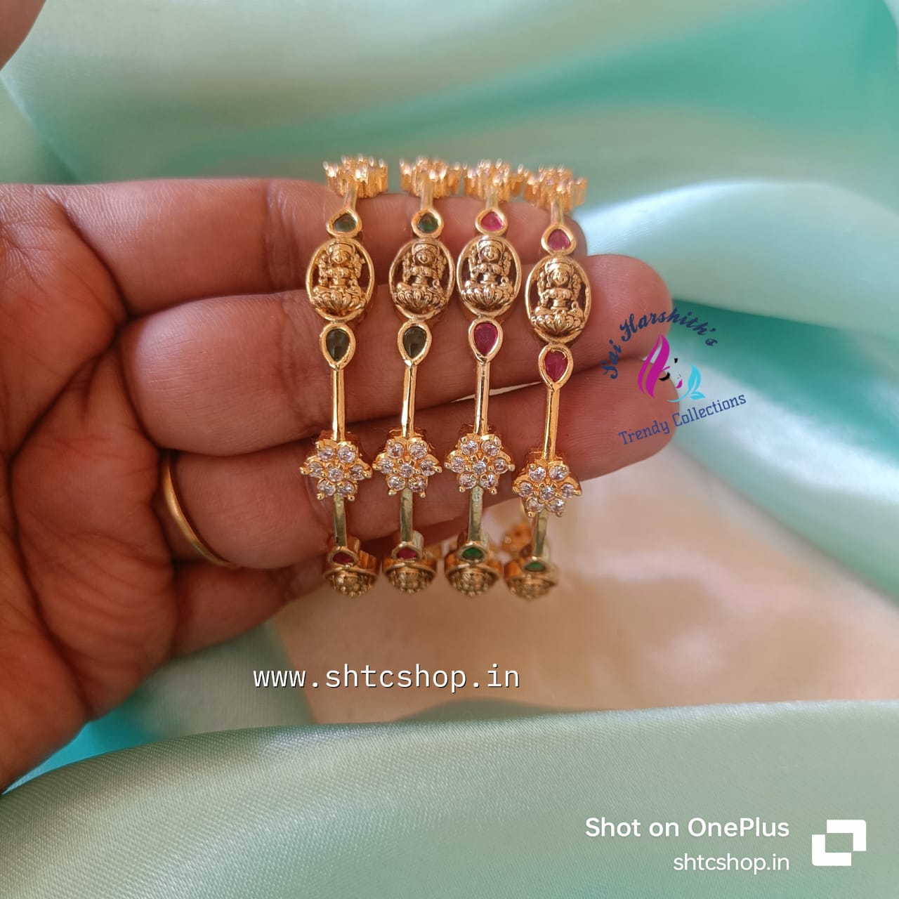 Kempu & AD Bangles - SHTC771 - Sai Harshith's Trendy Collections