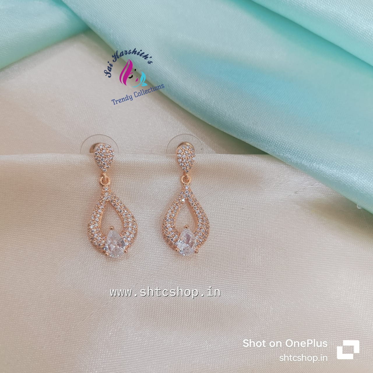 Daily Wear Zirconia Earrings - SHTC782 - Sai Harshith's Trendy Collections
