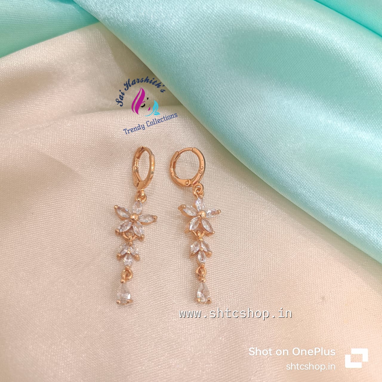 Daily Wear AD Earrings - SHTC785 - Sai Harshith's Trendy Collections