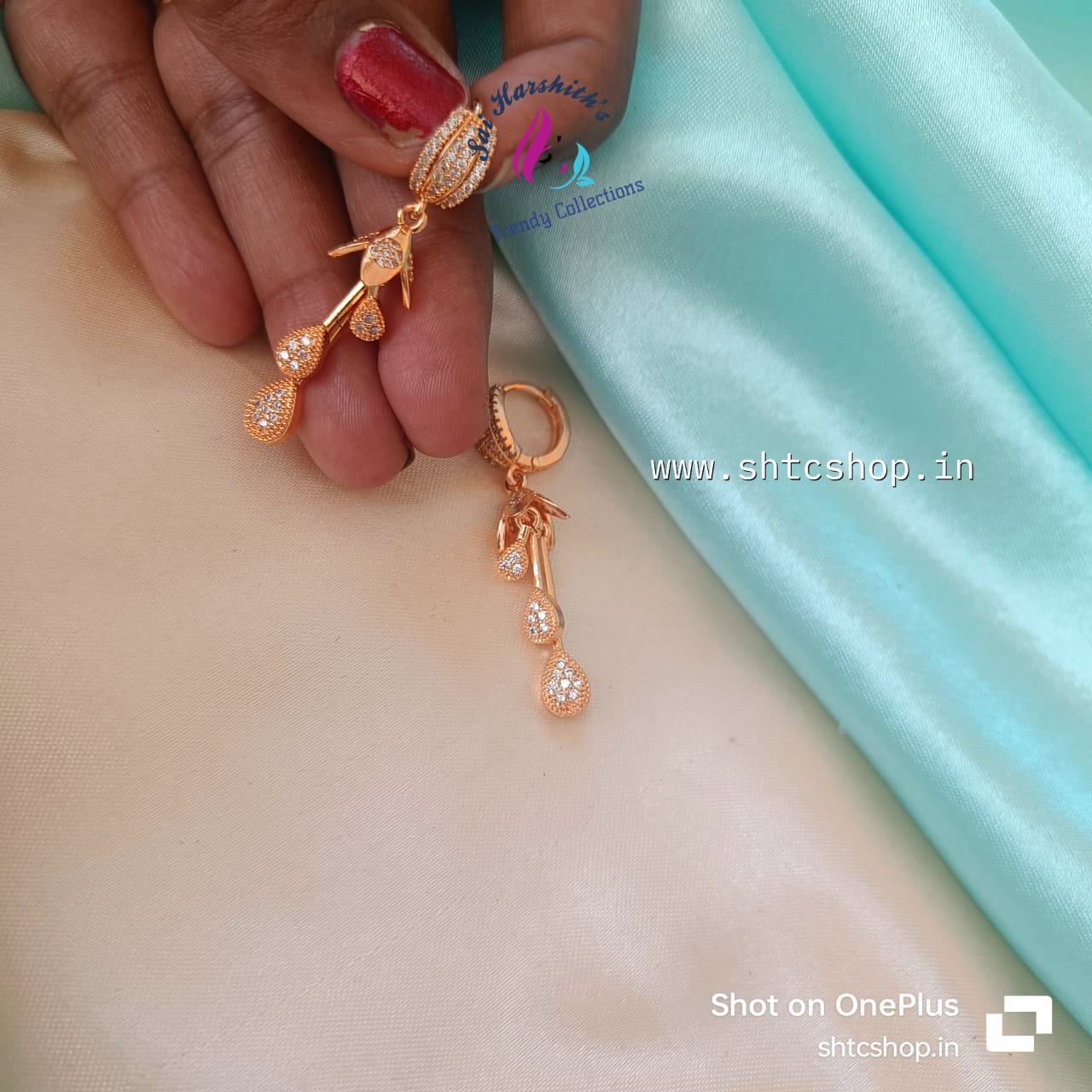 Daily Wear AD Earrings - SHTC790 - Sai Harshith's Trendy Collections