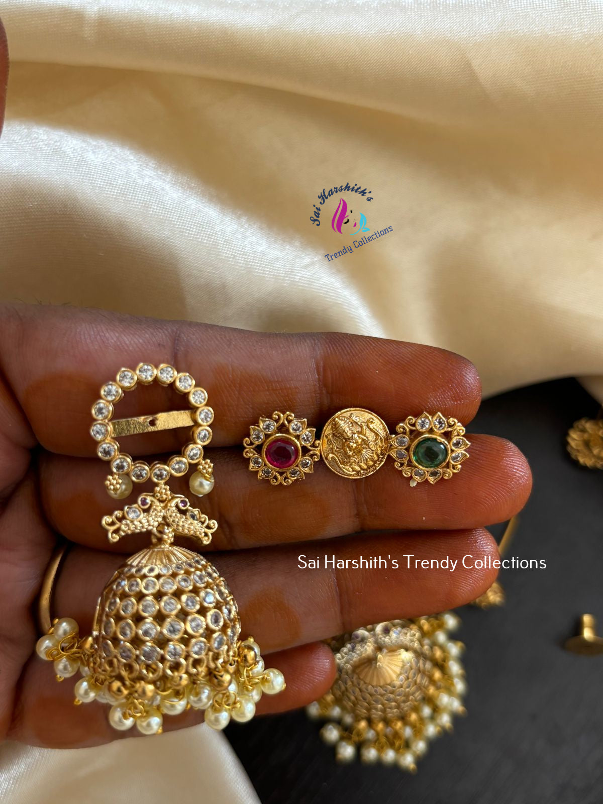 3 in 1 Changeable Jumkas - SHTC861 - Sai Harshith's Trendy Collections